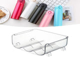 Water Bottle Organizer Transparent Stackable Space Saving Water Bottle Storage Holder Rack for V1294-YM0512-3117220266013