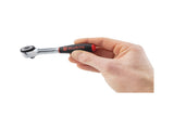 Wurth 1/4" Reversible Ratchet Wrench 360 Degree Twist Handle Chrome Vanadium 135mm V563-71201406