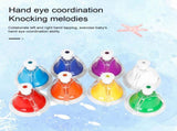 Desk Bells for Kids Educational Music Toys for Toddlers 8 Notes Colorful Hand Bells Set Kids V1192-AZ-W-0160