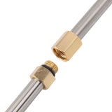 90 Inch Pressure Washer Extension Wand Power Washer Lance with 1/4 Inch Quick Connect for Roof V1294-YM0901-3111240006011