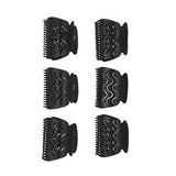 6pcs/set 3 Sizes Detachable Handle Hair Roller Brush with Positioning Clips Aluminum Ceramic Barrel V1366-AZ2-W-07203