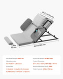 VEVOR Electric Lifting Backrest 136 kg 4-68&deg; Adjustable with Guardrail & Pouch,1185 x 810 mm V952-DDSJQBQSJKB7I5Z09001V3
