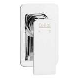 Cefito Shower Mixer Tap Wall Bath Taps Brass Hot Cold Basin Bathroom Chrome SHOWER-A2-MIXER-SI