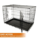 Little Buddies Royale 36in Foldable Pet Wire Dog Crate Enclosure - Medium D0677