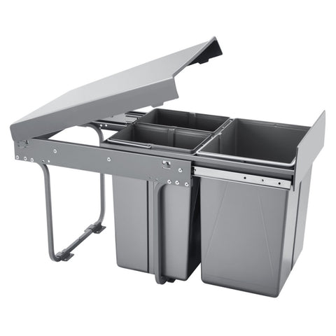 VEVOR Pullout Trash Can for Kitchen Cabinets, 201010L Double Under Sink Garbage Waste Recycling V952-CFLJTDTHSST4PX1IZV0