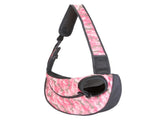 Size L Pink Lightweight Single Shoulder Pet Sling Bag - Stylish Durable Oxford Fabric Carrier V888-ELOSUNG17337