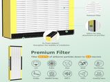 4 Pack FLT4825 True HEPA Filter B Replacement with Activated Carbon Pre-Filters Compatible with V1258-DP02-WO-623