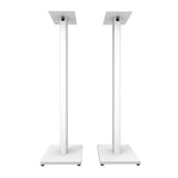 Kanto ST34W 34" Universal Bookshelf Speaker Floor Stand - White, Pair V398-KO-ST34W