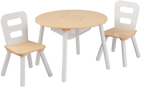 Round Table and 2 Chair Set for children V178-12366