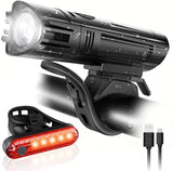 Waterproof Rechargeable LED Bike Lights Set V178-83631