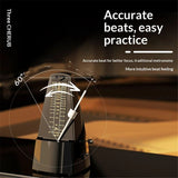 metronome - Classic Mechanical Wind-Up Design with Bell for Piano, Guitar, Violin & All Instruments V1192-AZ-W-3352