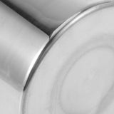Set of 4 Stainless Steel Seasoning Containers with Handles for Spices, Condiments, and Kitchen Use V1366-AZ2-W-20367