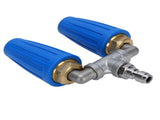 Double Heads Rotating Nozzle 4000psi High Pressure Washer Turbine Nozzle with 1/4 Inch Quick Connect V1294-YM0901-3111250011211