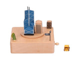 Beech Music Box Building Architectural Style Innovative Musical Box for Gift Home Office V1294-YM0901-3115210105711