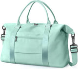 Weekender Travel Duffle Bag with Trolley Sleeve, Small Gym and Overnight Bag for Carry On Flights, V1189-LC-AMZ-00115