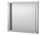 BBQ Access Door, 457x533 mm Single Outdoor Kitchen Door, Stainless Steel Flush Mount Door, Wall V952-DMABSCJM18X25F9BVV0