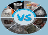 2 Pack All Metal Stainless Steel 3 in 1 Kitchen Sink Drain Strainer, Upgraded Anti-Rust Sink Stop V1259-DP01-A-2228