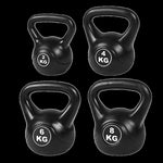 4pcs Exercise Kettle Bell Weight Set 20KG V63-799357