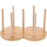 2Pack Wear-Resistant Wooden Paper Cup Storage Organizer for Office Cafeteria V1366-AZ2-W-13644