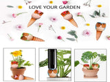 6Pcs Owl Plant Irrigation Automatic Watering Stakes Terracotta Spiral Devices for Indoor and Outdoor V1294-YM0523-10334693