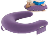 Reading Lap Pillow Ergonomic U Shape Cushion Reading Pillow for Bed for Adults Elbow Rest Reduces V1107-115-88835-PUR