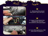 Animated Halloween Decorations with Infrared Sensor, Skull Prisoner Screaming Sound Effects V1107-129-45301