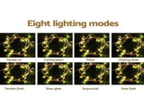 3X6M Christmas Lights Curtain Light Warm White 600 LED Jingle Jollys XMAS-CUR600-6M-WARM