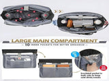 Teacher Tote Bag 15.6 Inch Laptop Bag for Women Work Bags Laptop Tote Nurse Bag Professional V1369-AZ3-W-10938