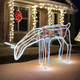 LED Ropelight Standing Reindeer Small Moving Cool White available in 2 types - Feeding V720-XL0000068