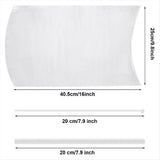 100 Pieces Poultry Shrink Wrap Bags Transparent Heat Shrink Bags and 100 Pieces Zip Ties and Clear V1370-AZ4-10320