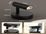 Spotlights Indoor, No-Glare Rechargeable Floor Can Light for Plants with Remote, Wireless Art Accent V1171-CB-BOM001241-2