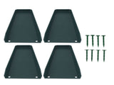 4PCS Downspout Splash Block Rain Gutter Downspout Extensions Fixable Downspout Extender with 8 V1294-YM0901-3111230346414