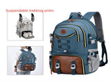 Green Stylish Large Capacity Backpack - Water-Resistant Oxford Rucksack for Travel, School & Daily V888-ELOSUNG33668