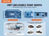 Inflatable Paint Booth 27.9x15.7x10.8ft Inflatable Spray Booth 950W750W V952-CQSPQFLSKCGLKHRPRV3