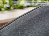 4X Wooden Bar Stool Dining Chair Fabric SOPHIA 74cm GREY V274-FT-WBSFAB-84GY4