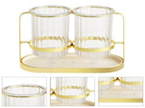 Chopsticks Drying Holder Iron PET Transparent Chopsticks Drying Caddy for Spoons Kitchen Platinum V1294-YM0512-3118220266211