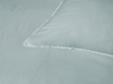 Accessorize 400TC Sage Bamboo Cotton Double Stitch Quilt Cover Set King V442-HIN-QUILTCS-DOUBLESTITCH-SAGE-KI