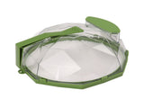 Microwave Splash Heating Cover PC Food Splatter Guard with Extension Handle for Kitchen Cooking V1294-YM0521-3118230036512