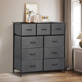 Levede 9 Chest of Drawers Storage Cabinet CH1106-DG