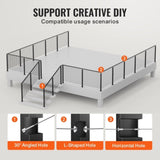 Cable Railing Post Level Deck Stair Post 42 x 1.97 x 1.97" Cable Handrail Post Stainless Steel V952-LGZHYK106.7555CQAV0