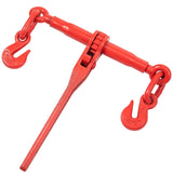 Chain Load Binder, 8 mm Tie Down Kit with 3 Ton Working Load Capacity and Two Grab Hooks, Includes V952-JLSJSJYCLTJTBZX6EV0