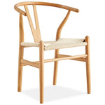 Anemone Set of 2 Wishbone Dining Chair Beech Timber Replica Hans Wenger Natural V315-VOD-WISH-01-2PC-KIT