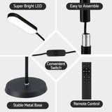 Artiss LED Floor Lamp with Remote Control & 4 Color Temperature Reading Living Room Bedroom Office LAMP-FLOOR-LED-174-BK