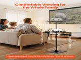 Projector Stand, Projector Floor Stand with Adjustable Height 770 to 1610mm, 360&deg Horizontal V952-LDSTYYZJ187LNN12E001V0