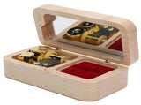 Mechanical Wooden Music Box Jewelry Ring Box Home Ornament Gifts for Birthday Valentine's Day V1294-YM0901-3115210001911