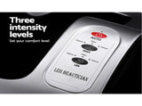 Livemor Foot Massager Shiatsu Massagers Electric Roller Calf Leg Kneading Silver FOOT-MASSAGE-288-SI