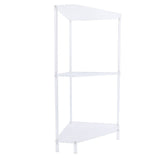 3 Tier Triangular Acrylic Corner Side Table Small Corner Side Table Bathroom Organizer Water V1294-YM0901-3116240035111