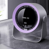 Digital Display Desk Fan Air Circulator Quiet Fan 100 Speeds Adjustable Table Fan for Camping Office V1263-JX-7211-3