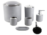 6pcs/set Bathroom Accessories Set Toothbrush Holder,Trash Can,Soap Dispenser V1294-YM0901-JY20664-03
