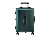 Wanderlite 28" Trunk Luggage Suitcase Travel 5 Wheels Type-C Port TSA Green LUG-ABS-TRUK-28-GN